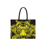JUTE BAG "KONRAD LIFESTYLE IS AN ART" YELLOW