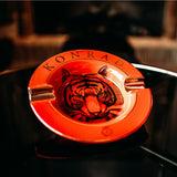 KONRAD Ashtray "Tiger" Limited Edition (Red)