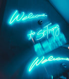 KONRAD LIFESTYLE NEON SIGN - WELCOME TO ST. TROPEZ