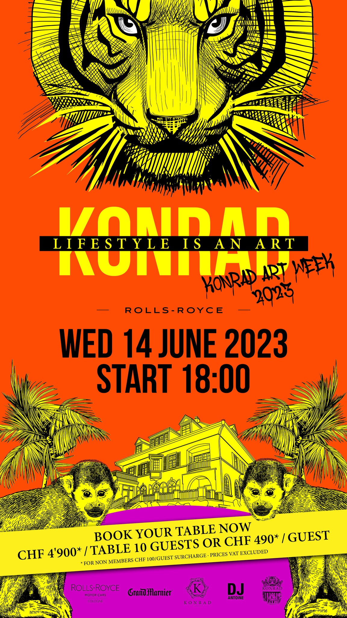 KONRAD ART WEEK 2023 - ROLLS ROYCE EXPERIENCE | WED 14.06.2023, Start 18:00