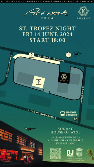 KONRAD ART WEEK 2024 – ST. TROPEZ NIGHT | FRI 14.06.2024, Start 18:00