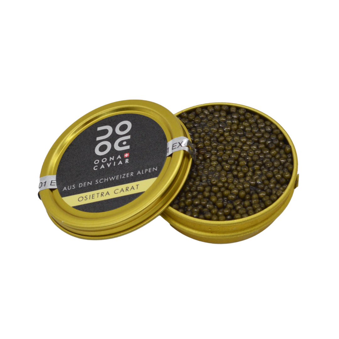 Oona Caviar Osietra Carat | Schweizer Kaviar kaufen