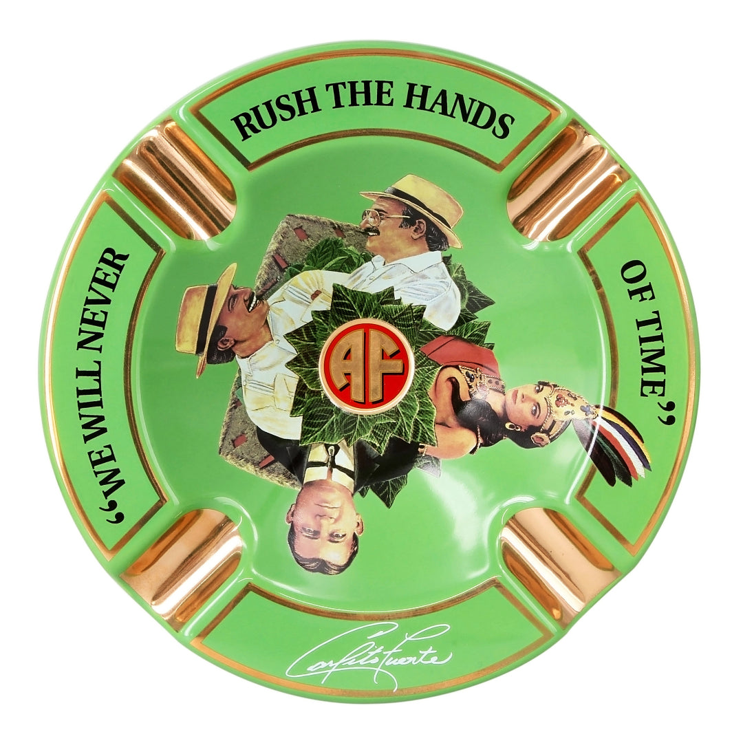 Arturo Fuente Ashtray "Hands of Time" Green