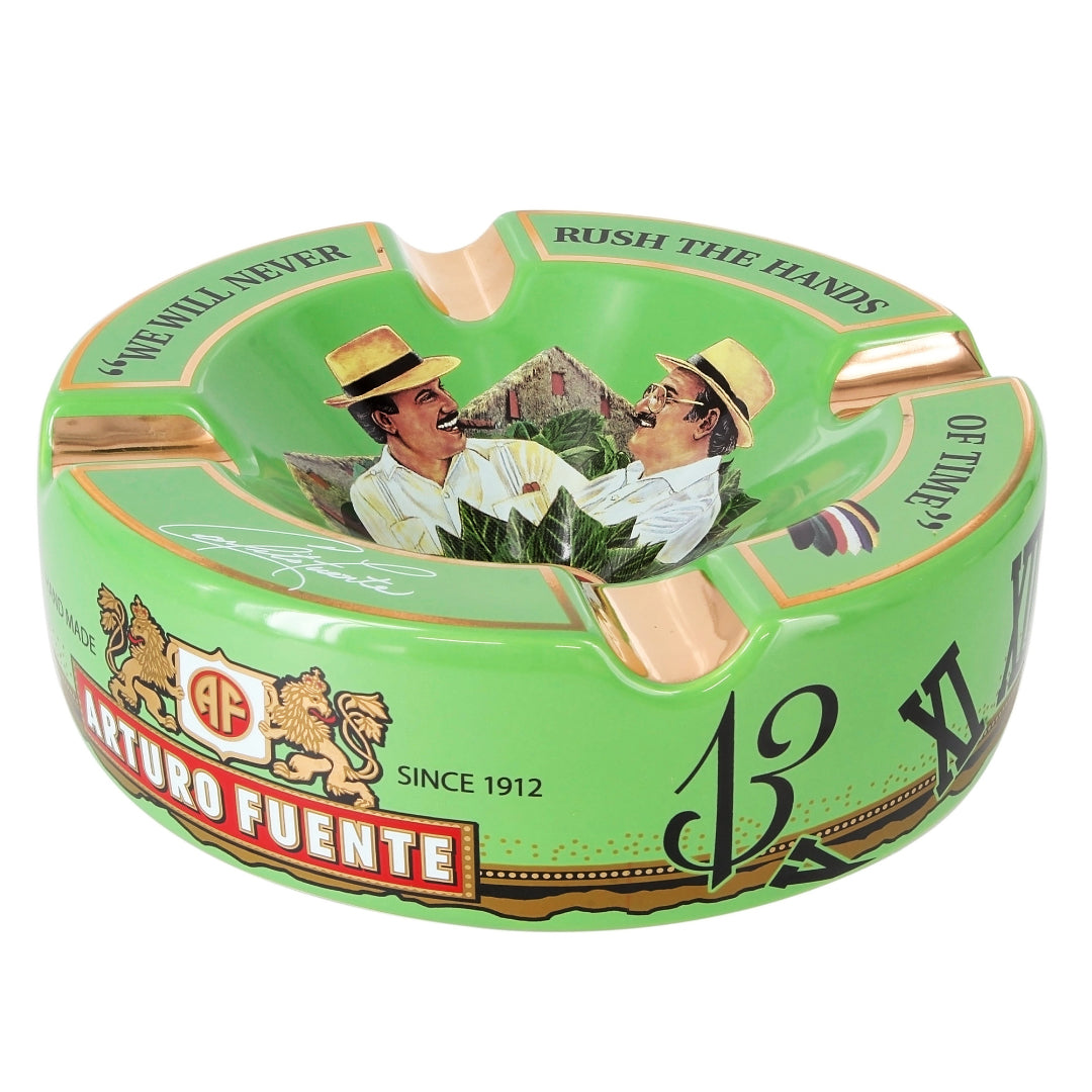 Arturo Fuente Ashtray "Hands of Time" Green