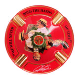 Arturo Fuente Ashtray "Hands of Time" Red