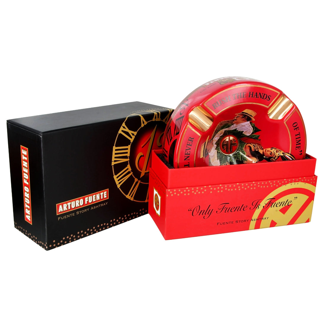 Arturo Fuente Ashtray "Hands of Time" Red