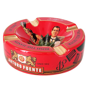 Arturo Fuente Ashtray "Hands of Time" Red