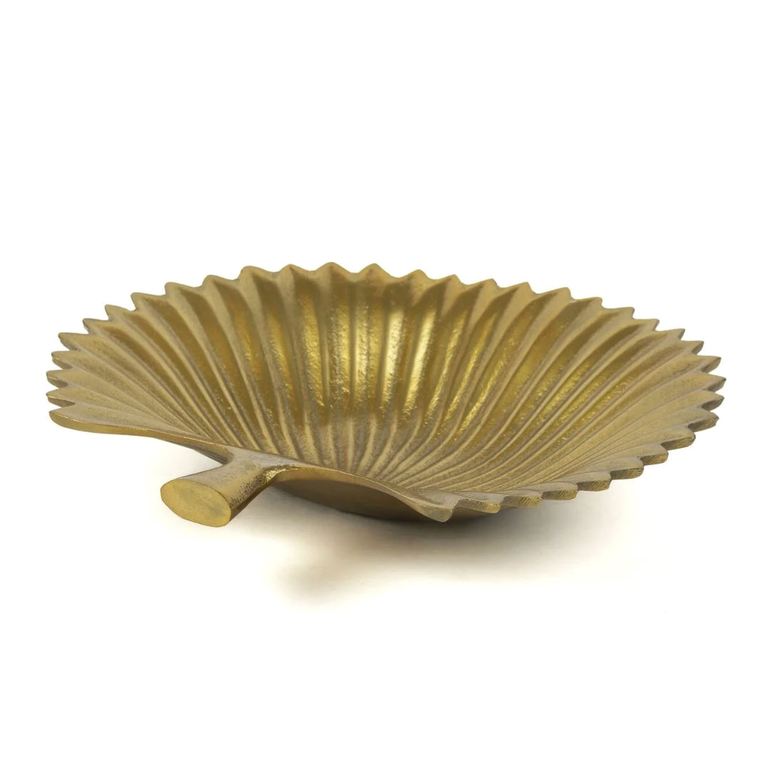 KONRAD INTERIOR SELECTION - Bowl "Palm Leaf" Gold