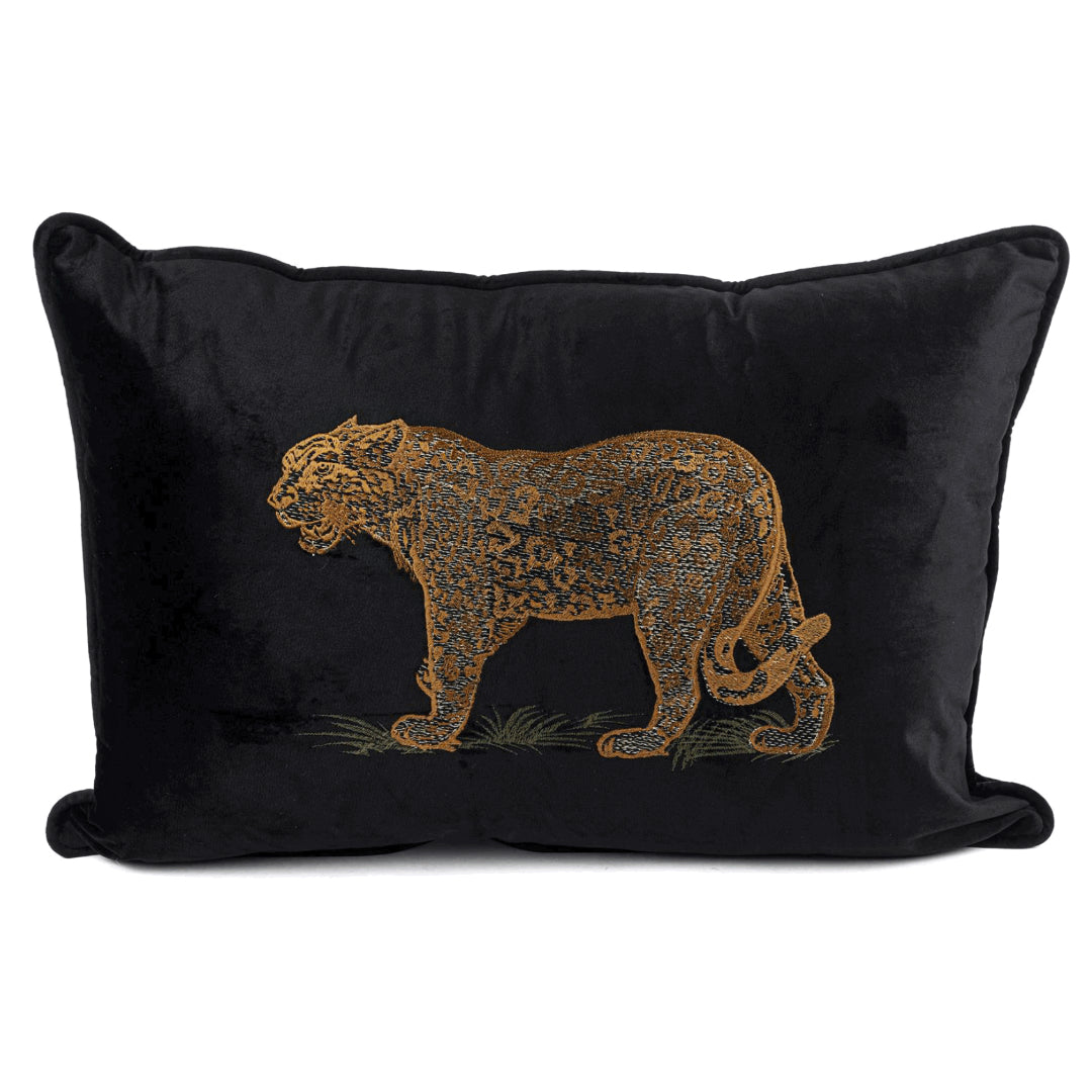 KONRAD INTERIOR SELECTION - Cushion "Leopard" Black