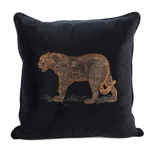 KONRAD INTERIOR SELECTION - Cushion "Leopard" Black