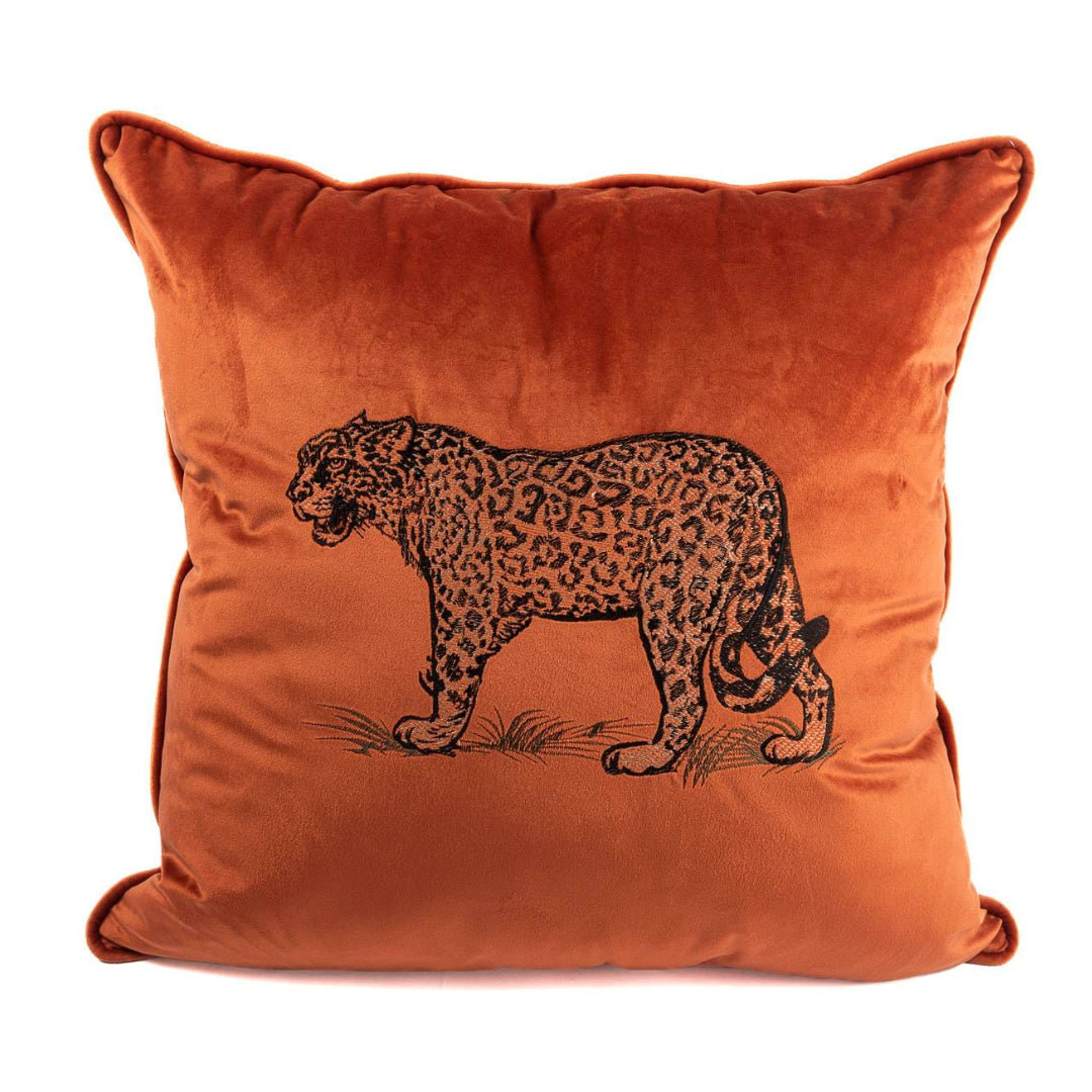 KONRAD INTERIOR SELECTION - Cushion "Leopard" Orange