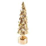 KONRAD INTERIOR SELECTION - Mini X-Mas Tree – Gold (with Music & LEDs)