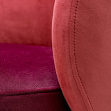 KONRAD INTERIOR SELECTION - Dining Chair "Greer" Bordeaux Red