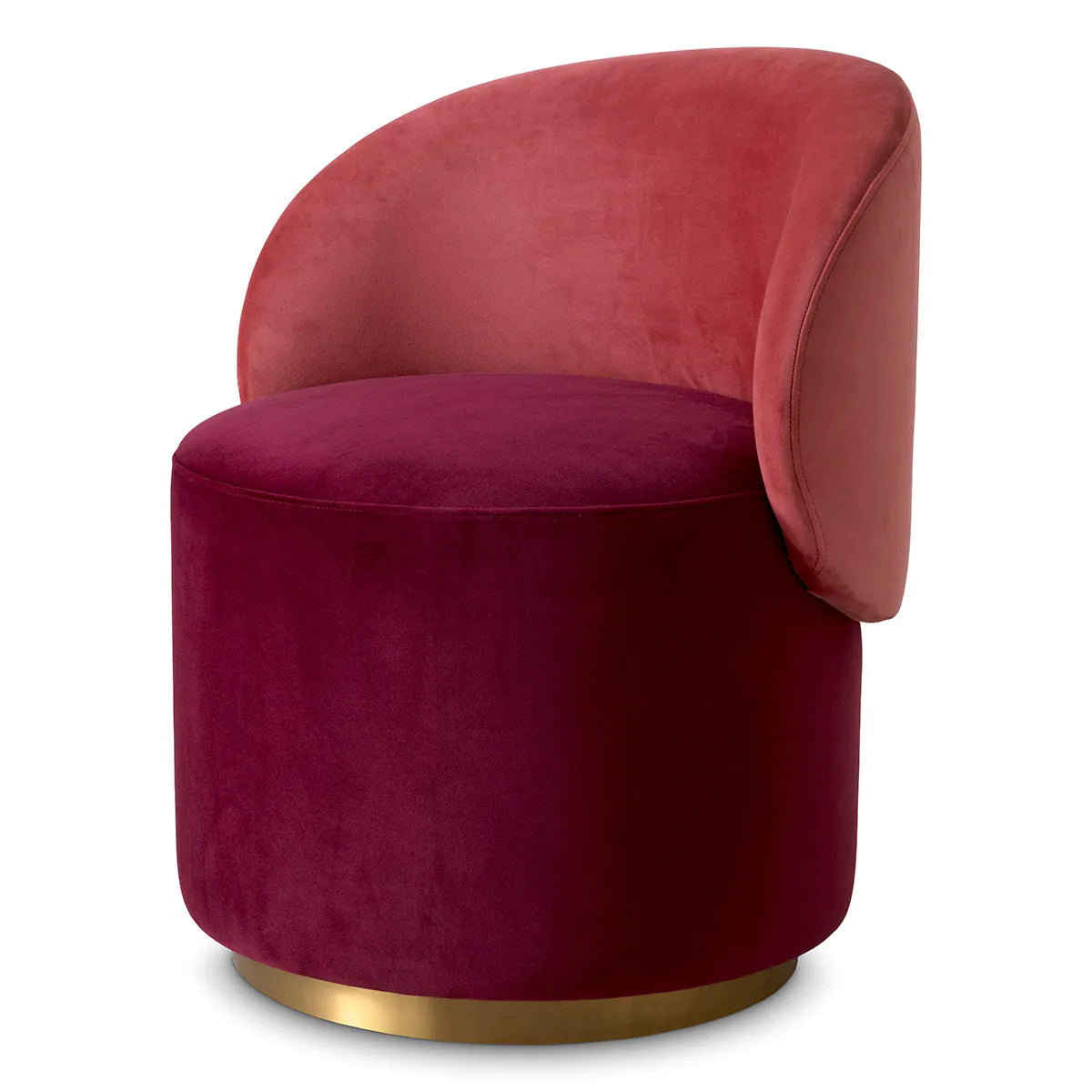 KONRAD INTERIOR SELECTION - Dining Chair "Greer" Bordeaux Red