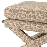 KONRAD INTERIOR SELECTION - Stool "Cordoba" Leopard