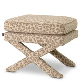 KONRAD INTERIOR SELECTION - Stool "Cordoba" Leopard