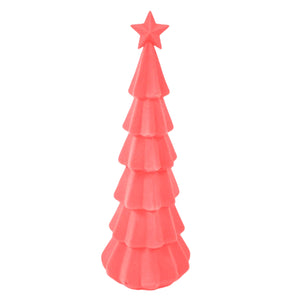 KONRAD INTERIOR SELECTION - Flocked Tree "Star" Pink