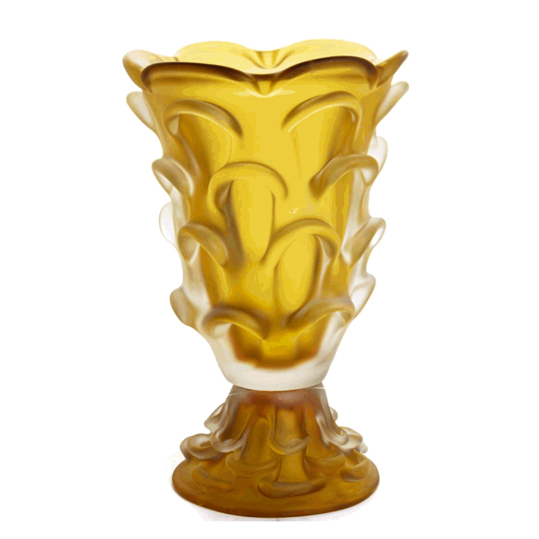 KONRAD INTERIOR SELECTION - Vase "Amber" Crystal Glass
