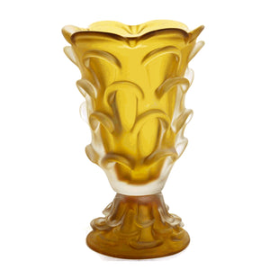 KONRAD INTERIOR SELECTION - Vase "Amber" Crystal Glass