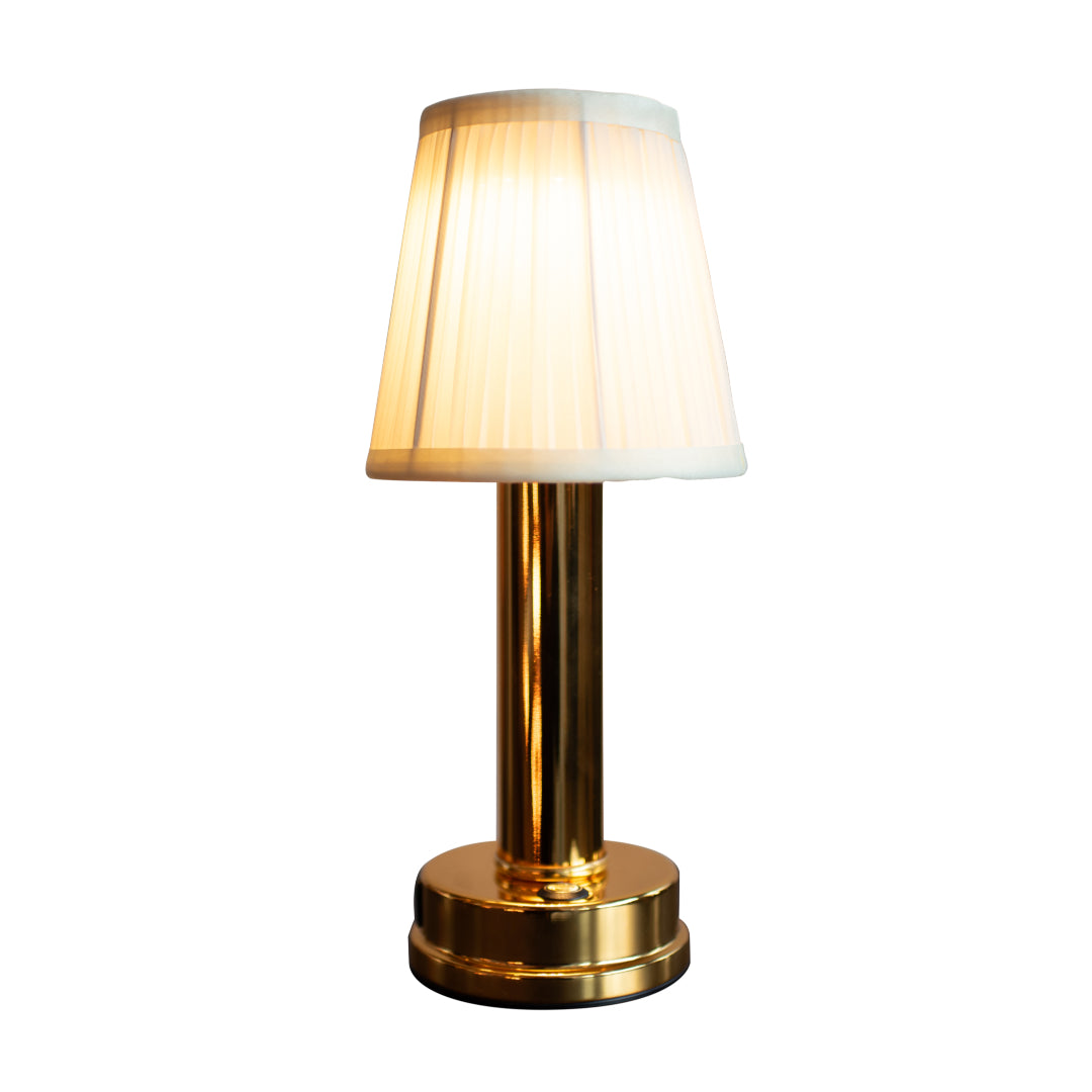 KONRAD INTERIOR SELECTION - LED Table Lamp "Lounge Flair" Shiny Gold