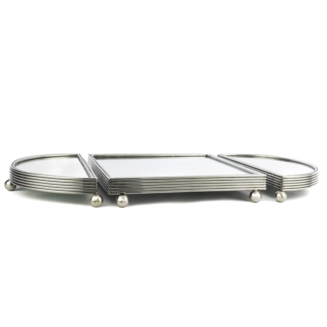 KONRAD INTERIOR SELECTION - Tray "Orient Express" Silver