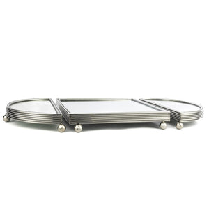 KONRAD INTERIOR SELECTION - Tray "Orient Express" Silver