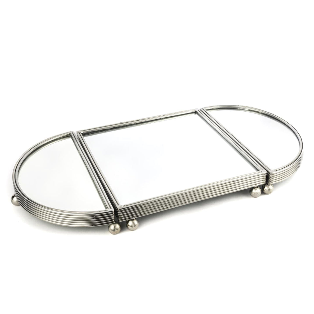 KONRAD INTERIOR SELECTION - Tray "Orient Express" Silver