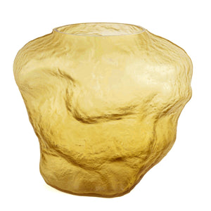 KONRAD INTERIOR SELECTION - Vase "Amber Rock" Crystal Glass