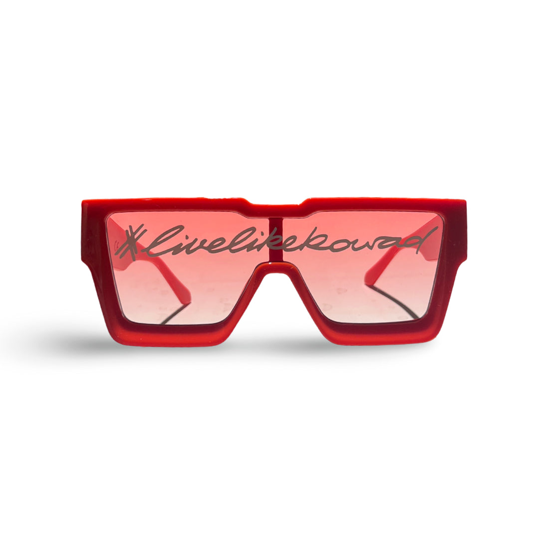 DJ ANTOINE SUNGLASSES "#LIVELIKEKONRAD" RED