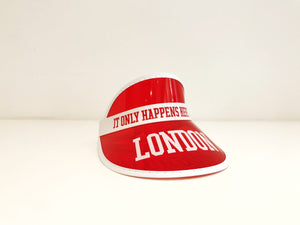 DJ ANTOINE VISOR CAP "LONDON" RED