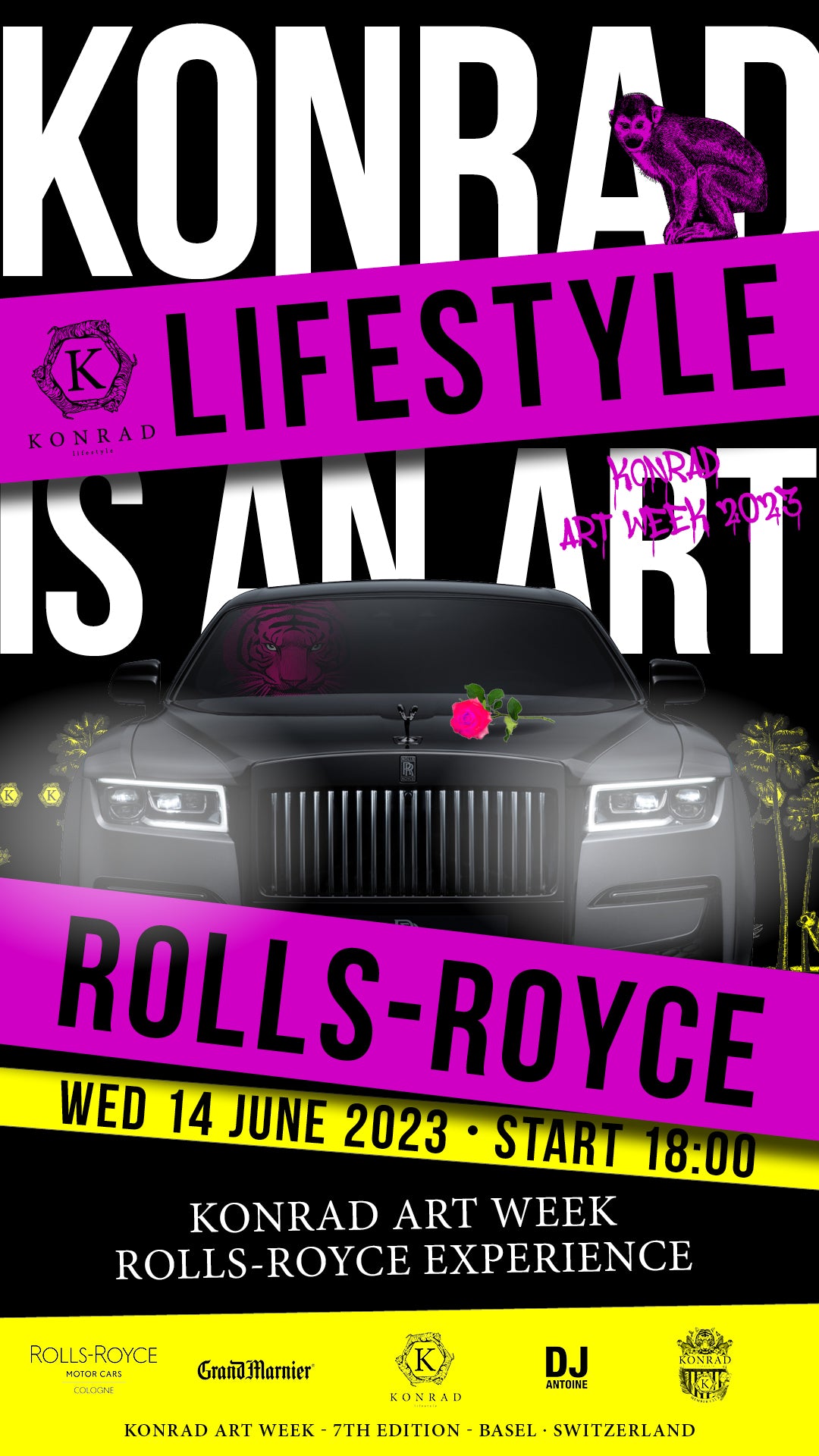 KONRAD ART WEEK 2023 - ROLLS ROYCE EXPERIENCE | WED 14.06.2023, Start 18:00