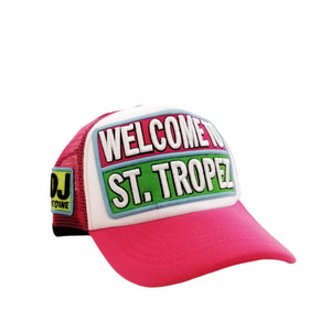 DJ ANTOINE CAP "WELCOME TO ST. TROPEZ" PINK