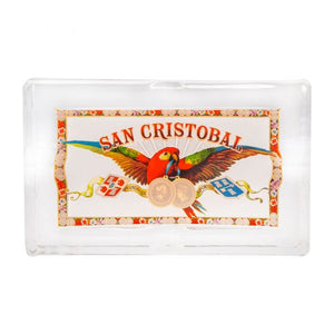 San Cristobal - Glass Ashtray "Parrot"