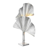 Eichholtz Tischlampe Las Palmas matt versilbert botanisch