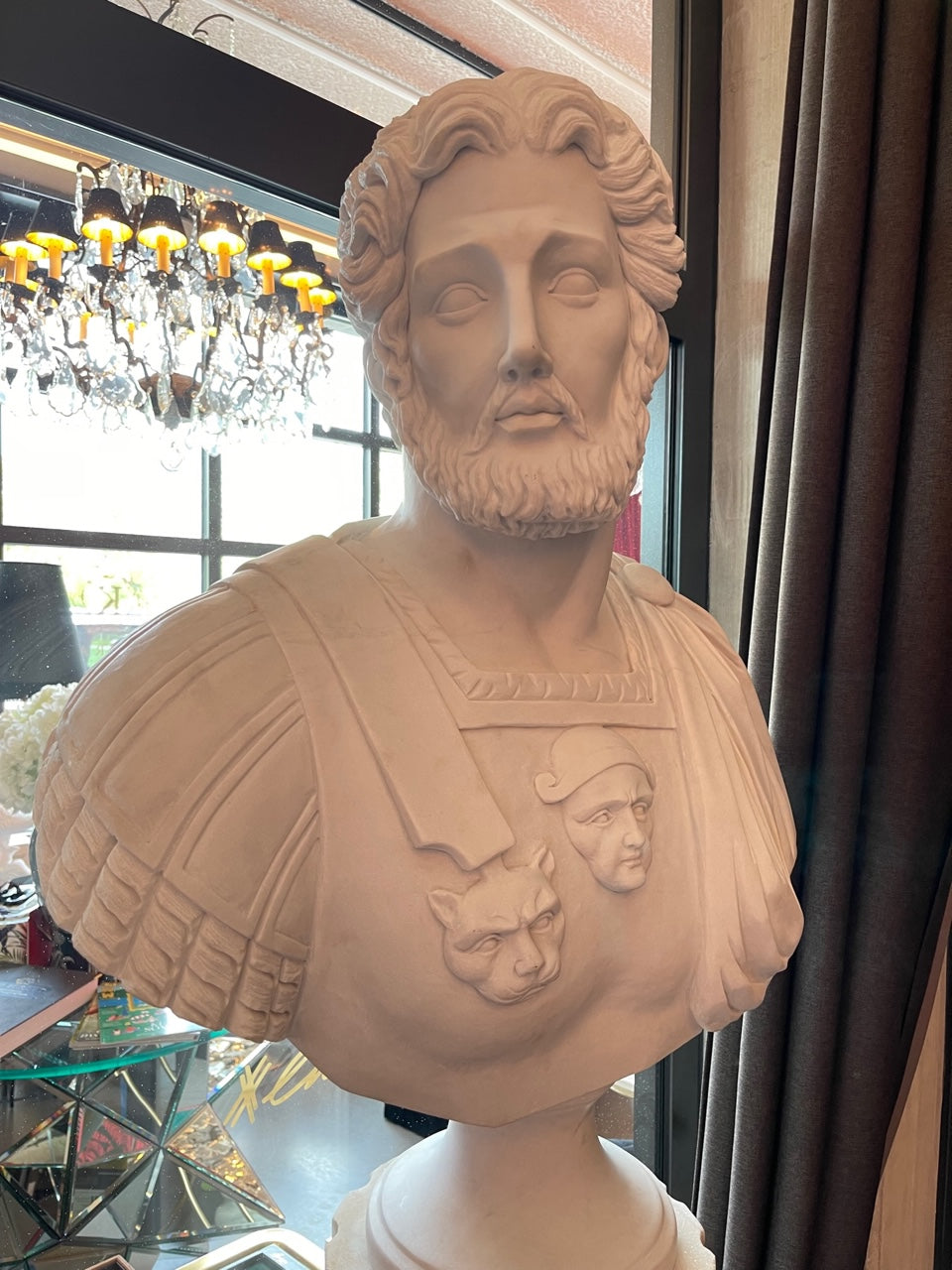 KONRAD INTERIOR SELECTION - Marble Statue "Marcus Aurelius"